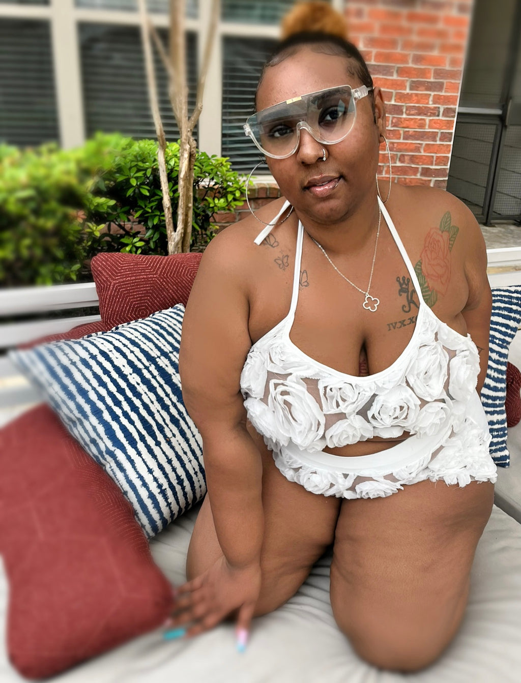 Flower Pot SwimSuit Cover