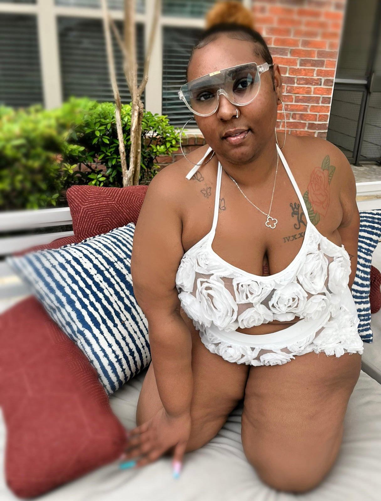 Flower Pot SwimSuit Cover